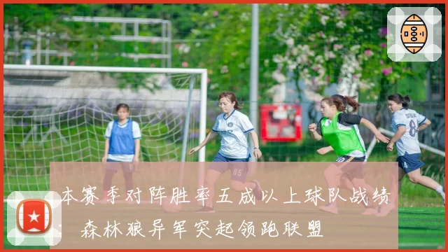 本赛季对阵胜率五成以上球队战绩：森林狼异军突起领跑联盟